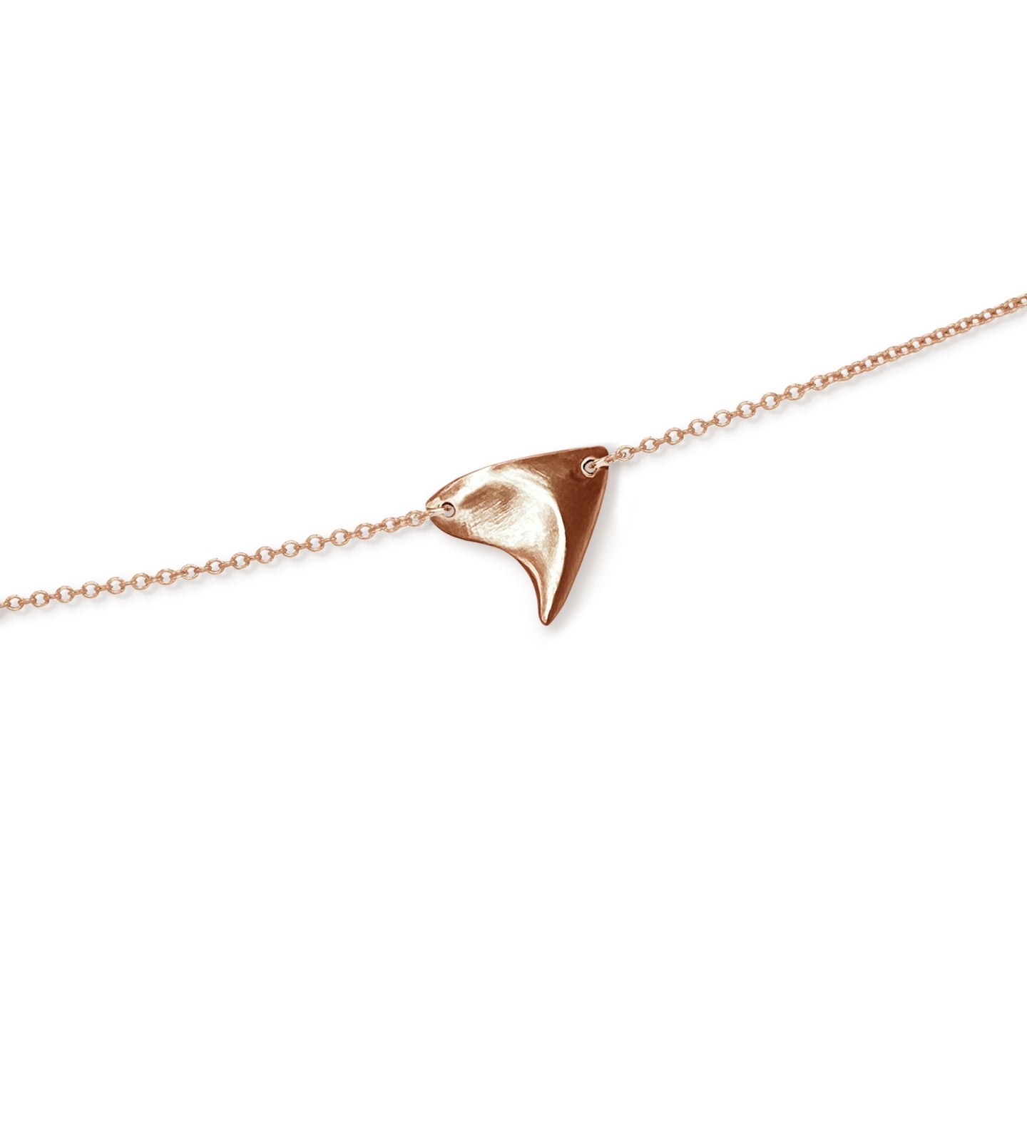 Rose Thorn Necklace in Rose Gold