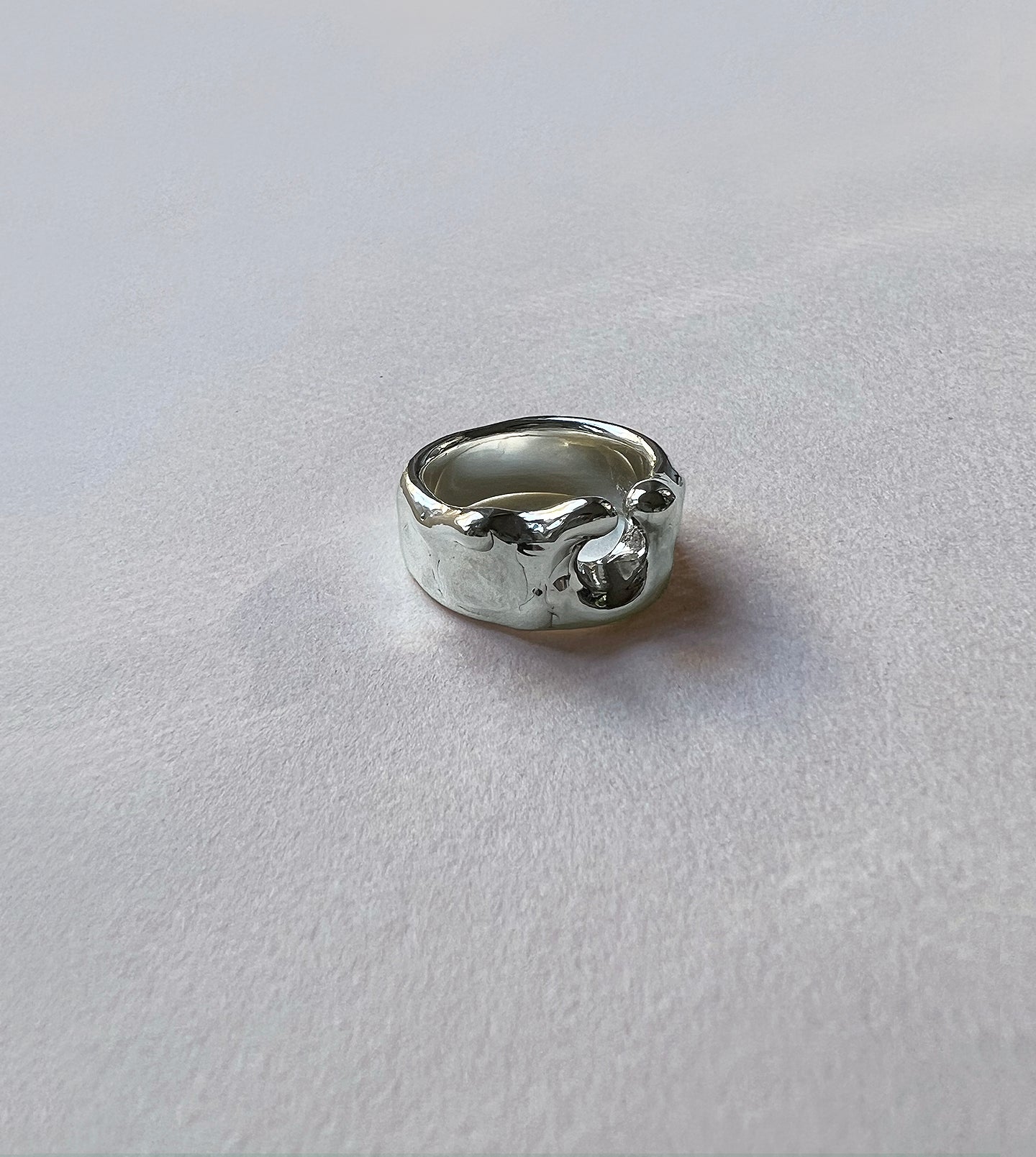 Sterling Silver Ocean Wave Ring
