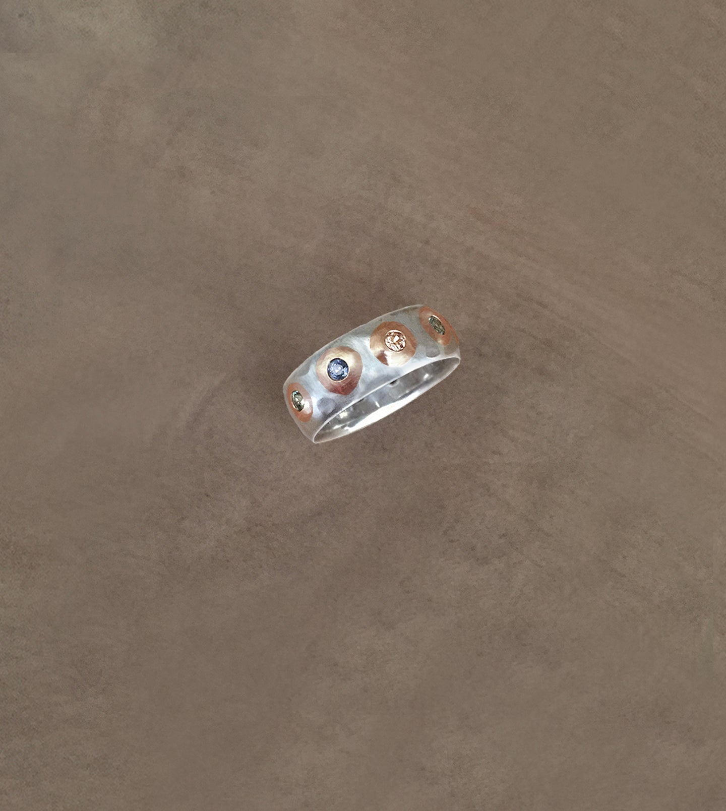 Pastel Sapphire Inlaid Band