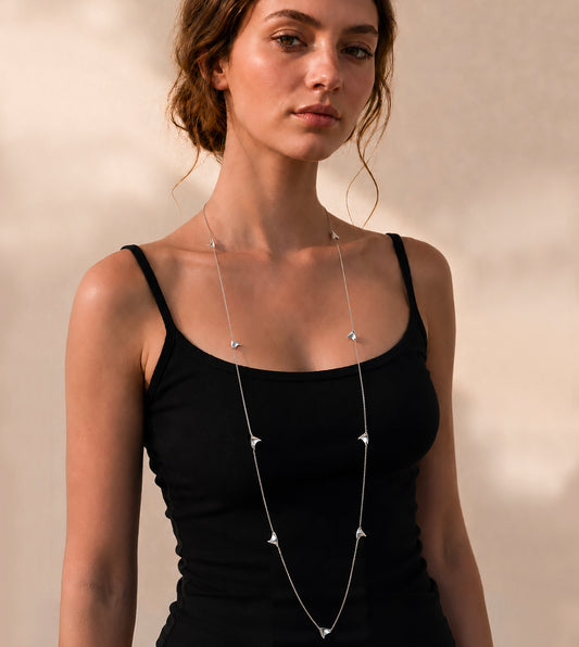 Long Rose Thorn Necklace