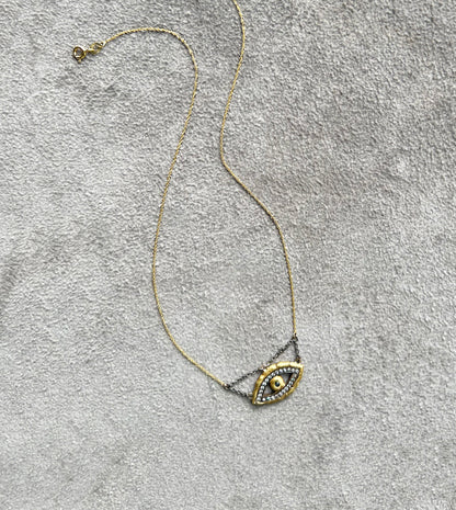 Hand-Carved Evil Eye Necklace