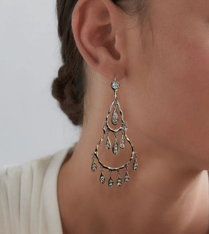 Diamond Chandelier Earrings