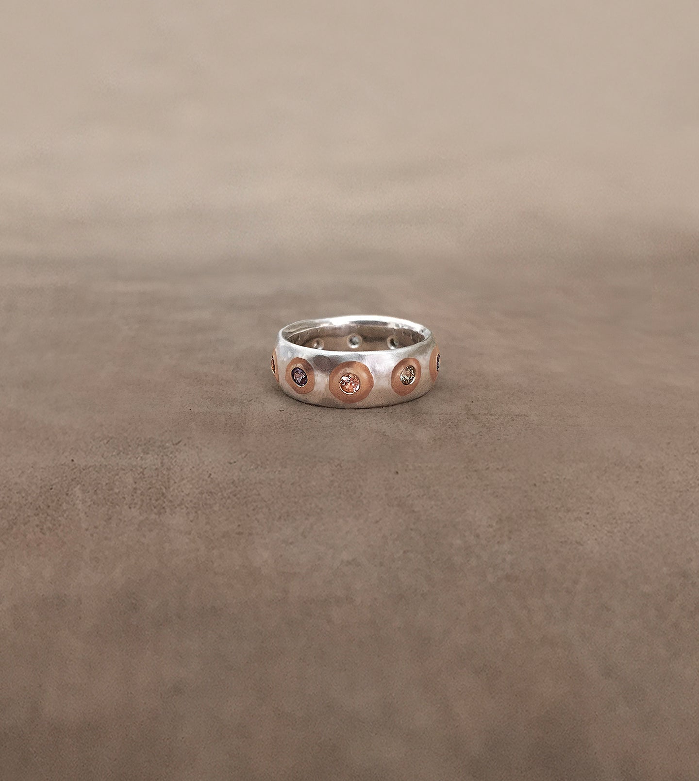 Pastel Sapphire Inlaid Band