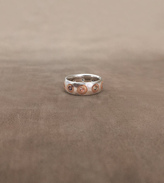 Pastel Sapphire Inlaid Band