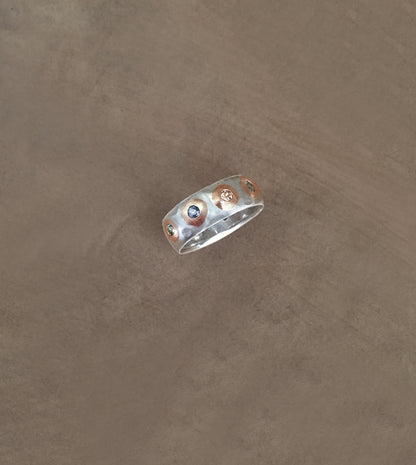 Pastel Sapphire Inlaid Band