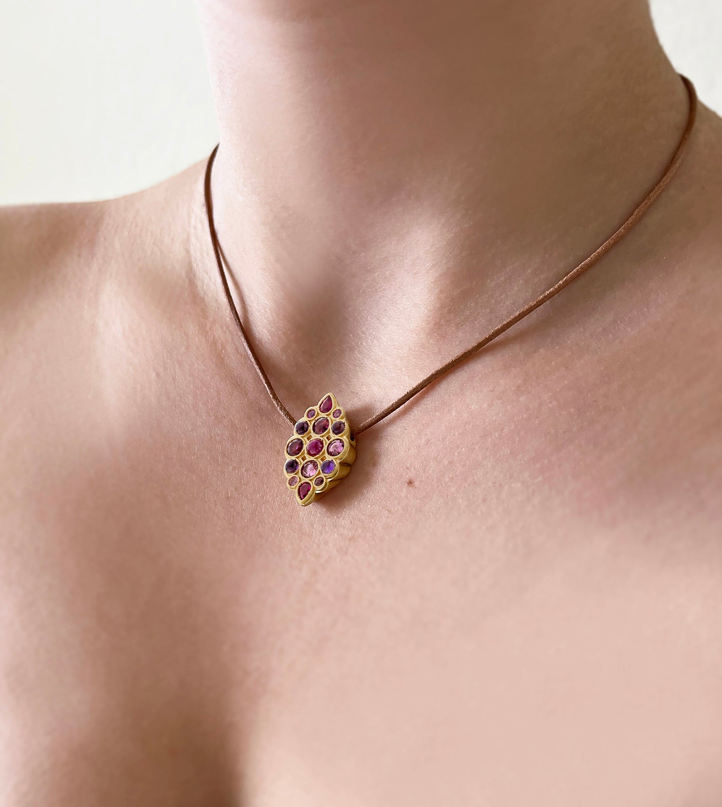 Arabesque Gemstone Necklace