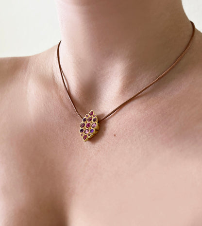 Arabesque Gemstone Necklace