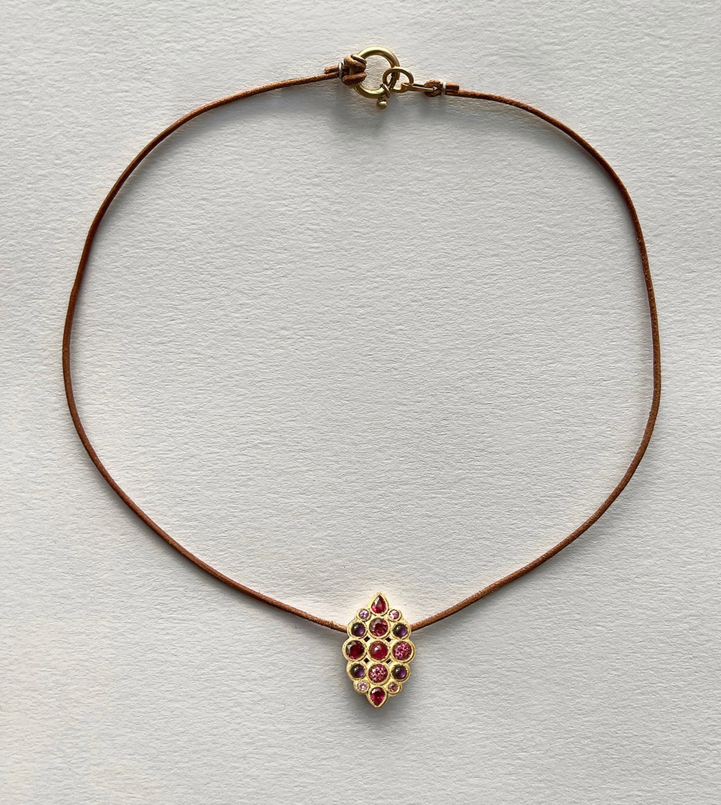 Arabesque Gemstone Necklace