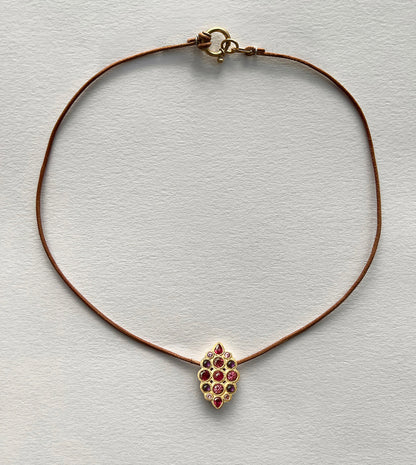 Arabesque Gemstone Necklace