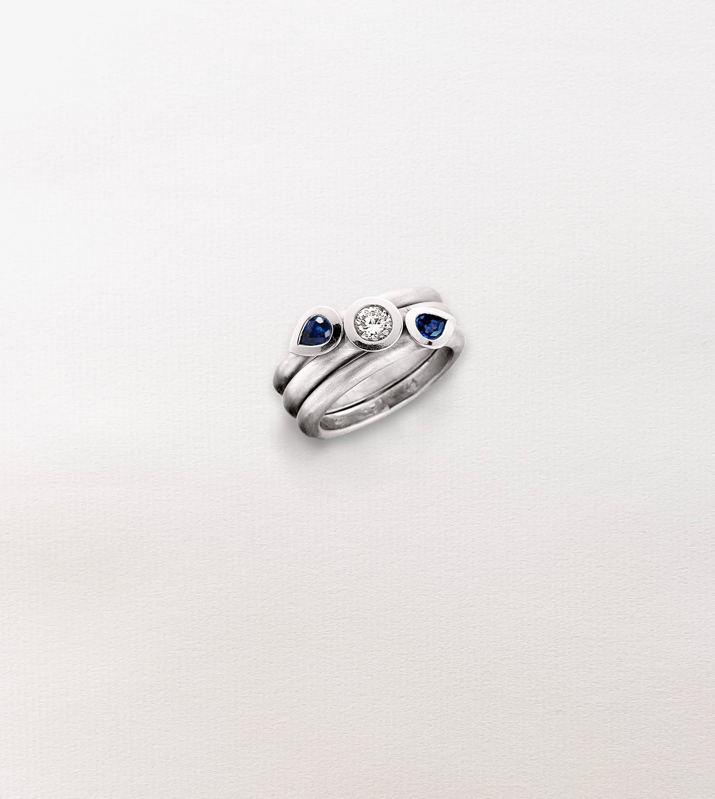 Stacking Sapphire & Diamond Rings
