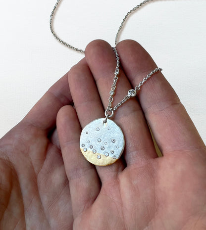 Diamond Champagne Bubbles Necklace