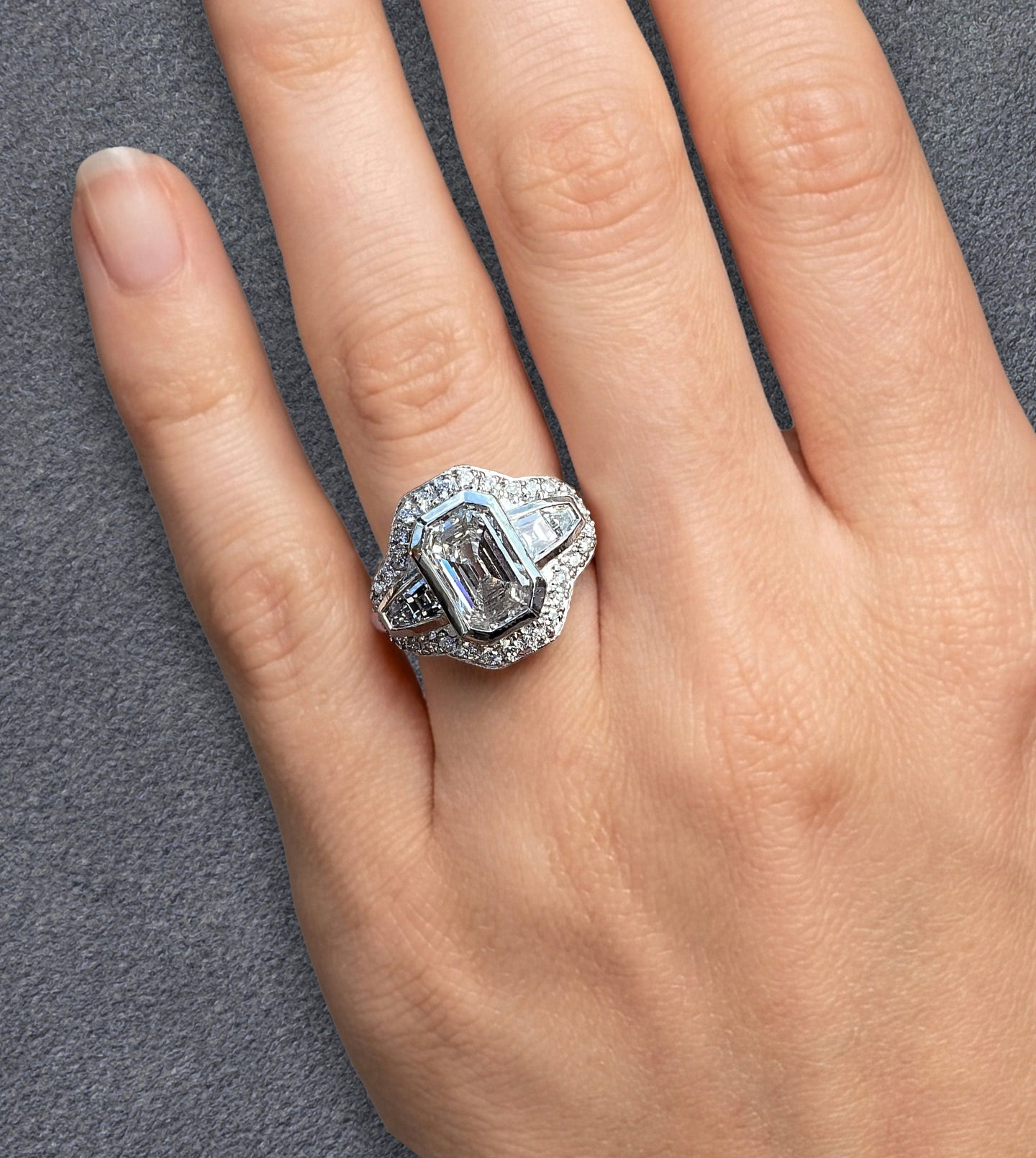 Antique-Inspired Engagement Ring