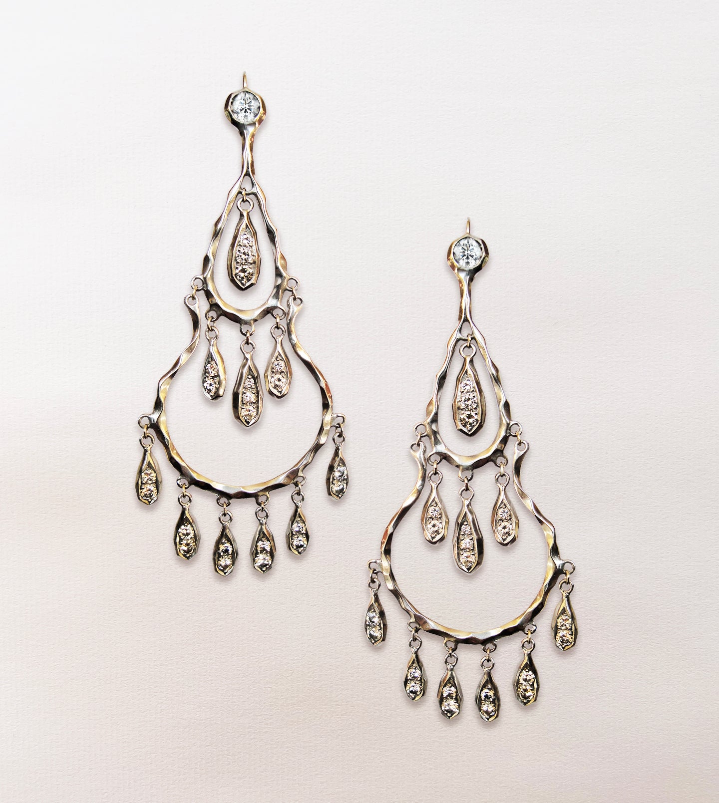 Diamond Chandelier Earrings