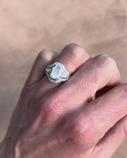 Antique-Inspired Engagement Ring