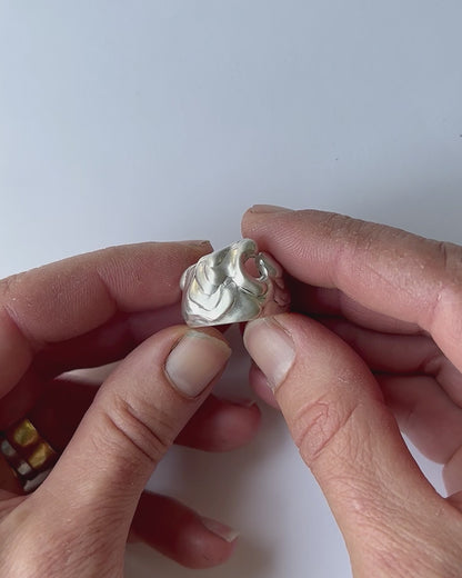 Wave Ring – Sterling Silver